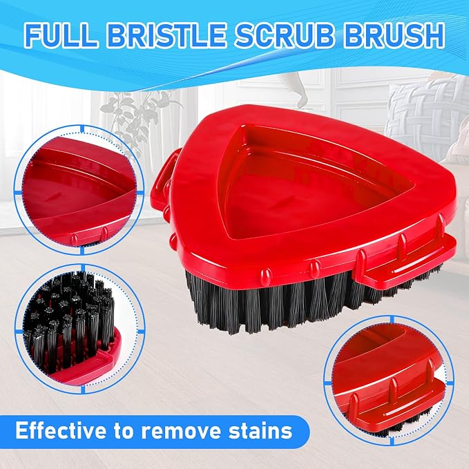 7 Pack Spin Mop Head for O-Ceda RinseClean 2 Tank System, 4 Triangle Microfiber - Image 5