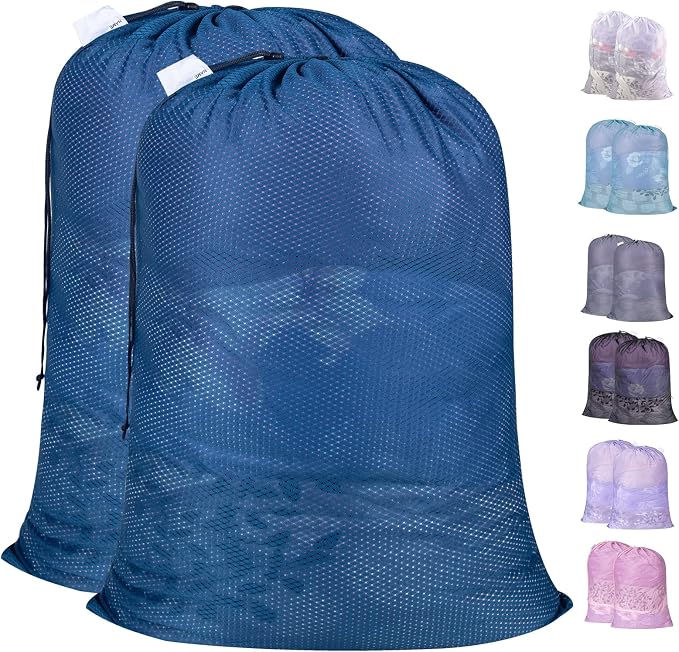 Polecasa Heavy Duty Large Mesh Laundry Bags by Polecasa