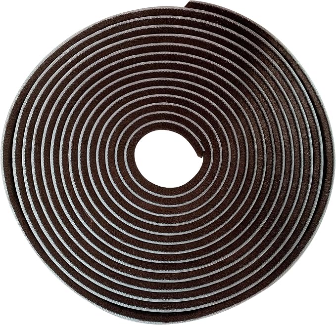 Weather Stripping Brush for Sliding Windows/Doors Frame Side, Pile Self by Zhilokdor