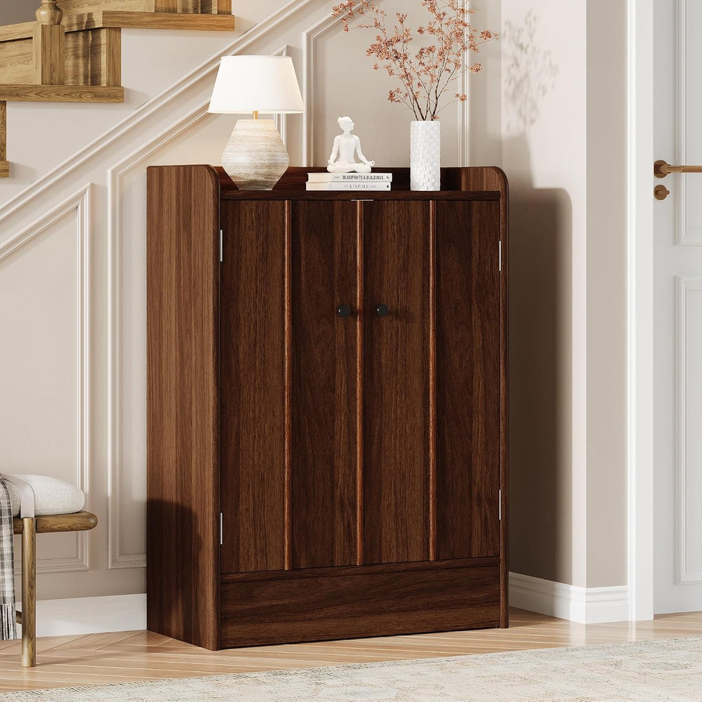 iPormis 6-Tier Shoe Cabinet with Drawer Set of 2, 47” Tall Large Shoe Storage...