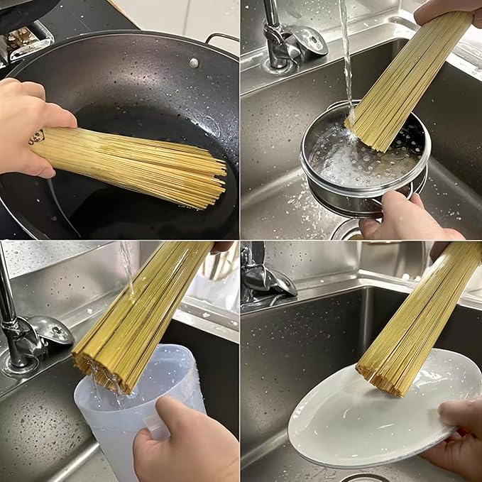 Bamboo Wok Brush 2 Pack – Handmade Natural Scrubbers - Image 5