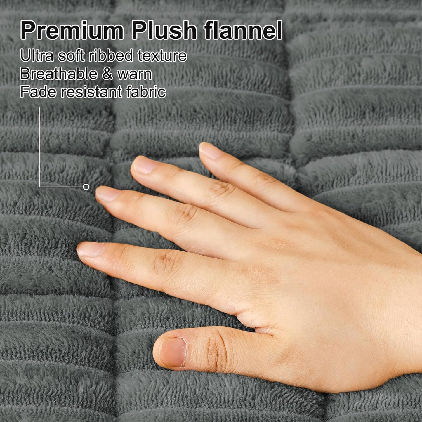Smiry Couch Cover for Dogs, Non Slip Washable Sofa Protector for Pets, Soft Furniture Cover for Pet, Stylish Sofa Covers, Cozy Protect Against Fur, Dirt & Everyday Messes (Dark Grey, 27.6" x 59")