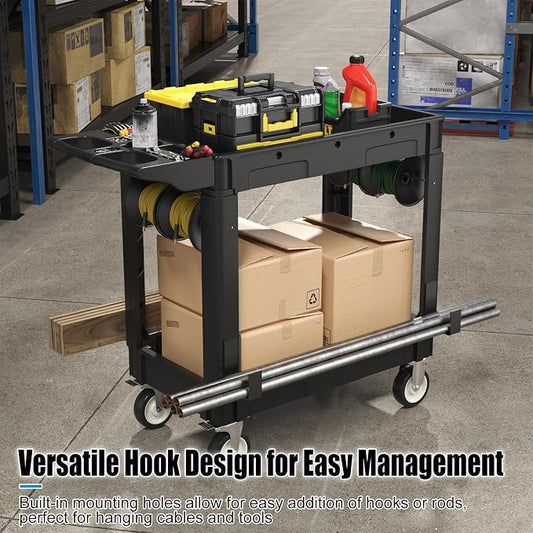 Heavy Duty Rolling Utility Cart - Image 2