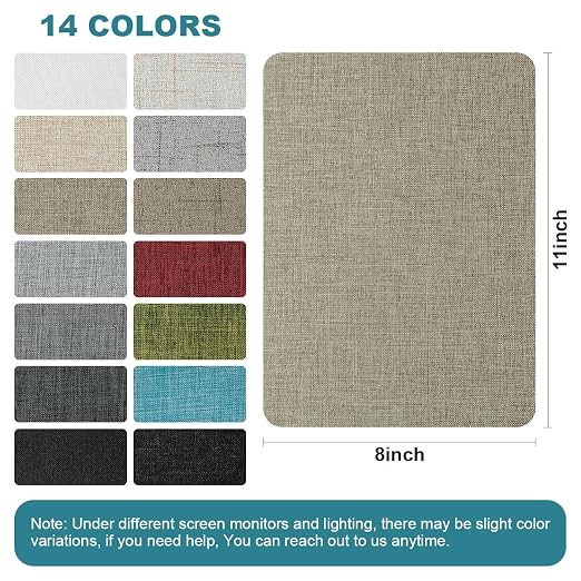 J.CARP 2Pcs Linen Repair Patches, Large Self-Adhesive Fabric Patch - Image 2