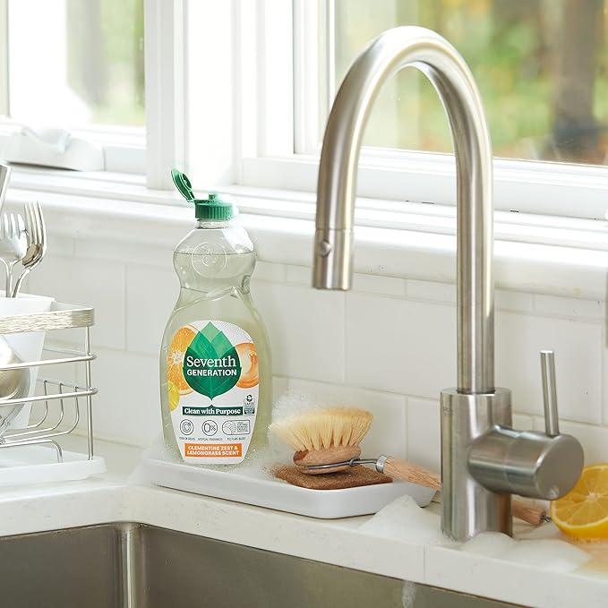 Seventh Generation Dish Liquid Soap Clementine Zest Lemongrass Pack of 6 - Image 11