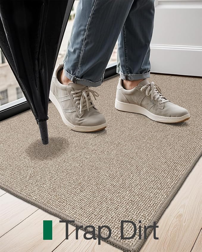 LUMI Indoor Door Mat 36"x56", Ultra Thin Low Profile Non-Slip Doormat - Image 7