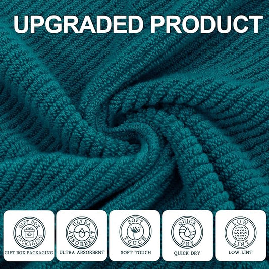 Face Towels for Bathroom, Fluffy Bathroom Hand Towels, Wash Cloths for Showering - Image 2