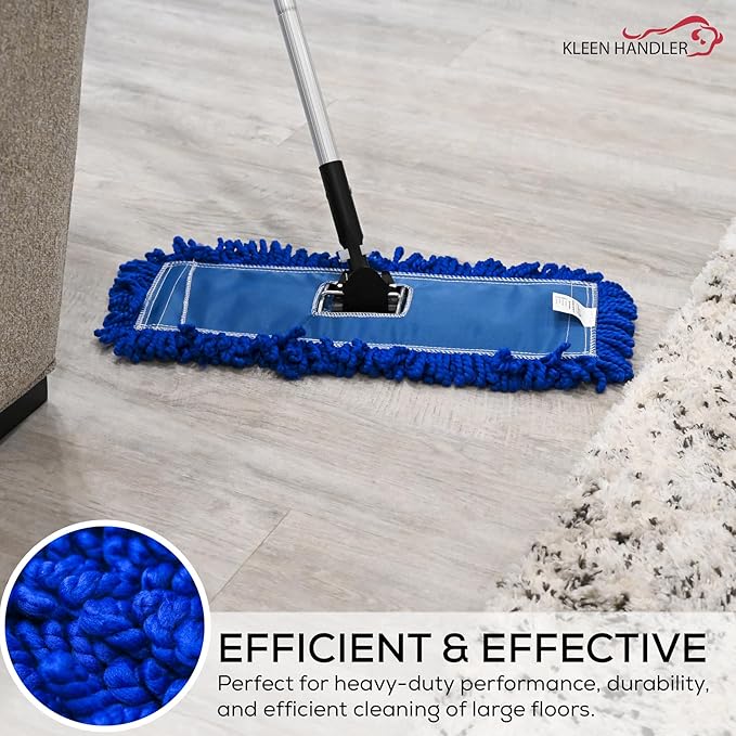 KLEEN HANDLER 18 Inch Microfiber Dust Mop Bulk Pack of 12, Large Washable - Image 8