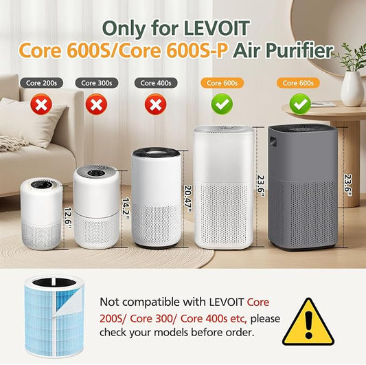 Core 600S Smoke Remover Replacement Filt-er Compatible - Image 2