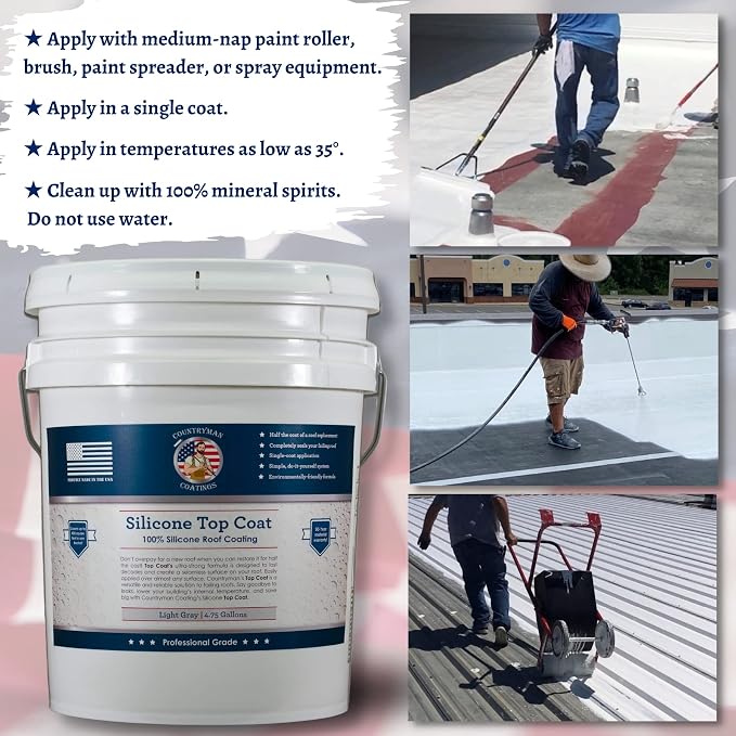 Countryman Coatings 100% Silicone Roof Coating - Image 2