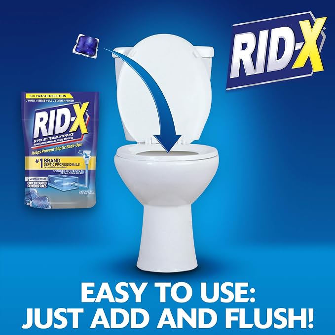 Rid-X Septic System Treatment, Septic Tank Treatment, 3-Monthly Supply Dual - Image 5
