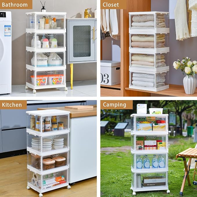 Collapsible Plastic Storage Bins - Image 8