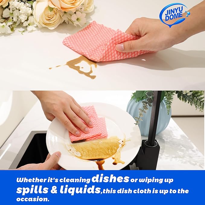 Disposable Kitchen Cleaning Cloths Dish Towels Dish Cloth Reusable Cloths - Image 8