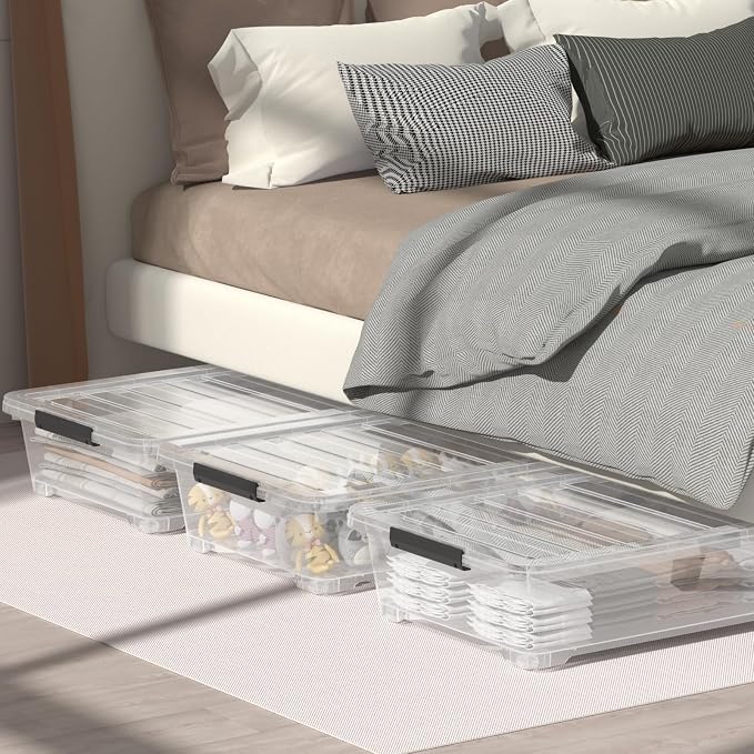 4 Packs Under Bed Storage Containers - Image 4