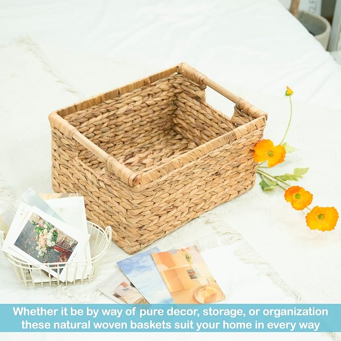 VATIMA Large Rectangular Wicker Basket - Image 6