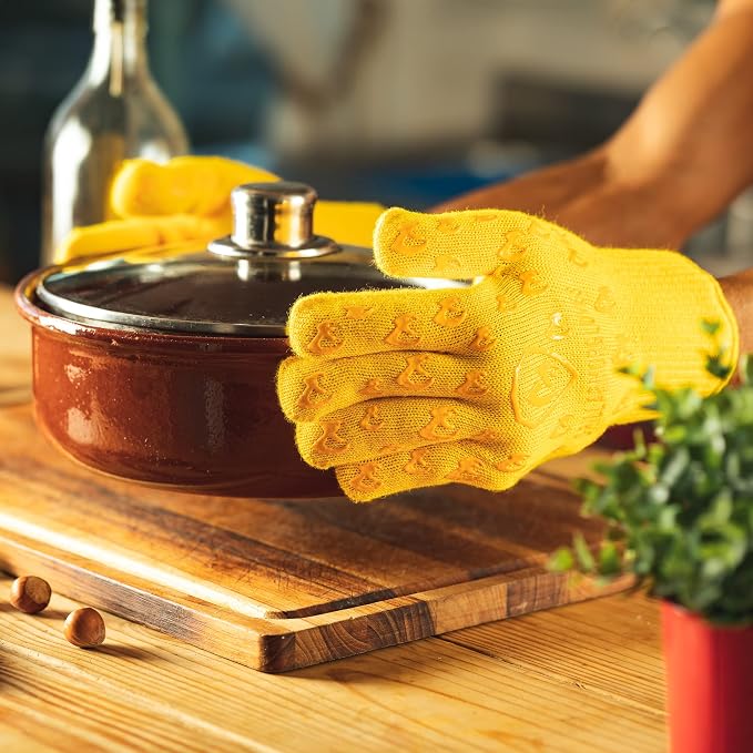 Grill Armor Oven Gloves 932°F Extreme Heat & Cut Resistant Oven Mitts - Image 2
