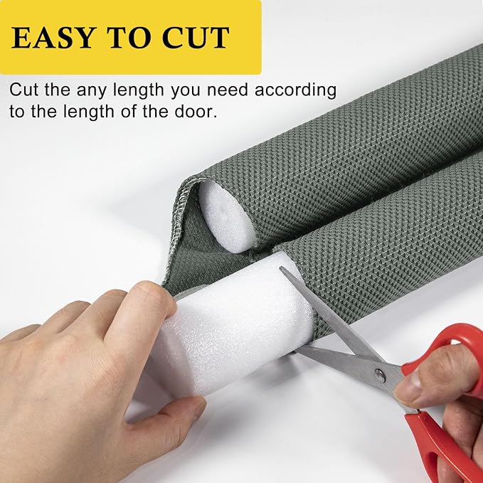 fowong Door Draft Stopper 30" Adjustable Under Door Draft Stopper, - Image 4