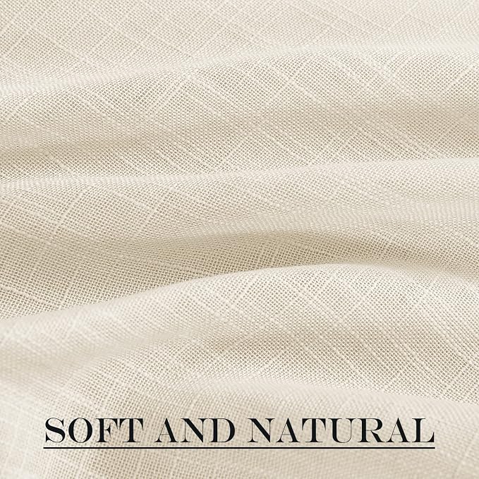 NICETOWN Sheer Door Curtain for Window, Farmhouse French Door Curtain for Front - Image 6