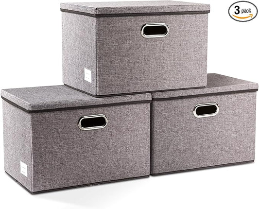 PRANDOM Large Collapsible Storage Bins by Prandom