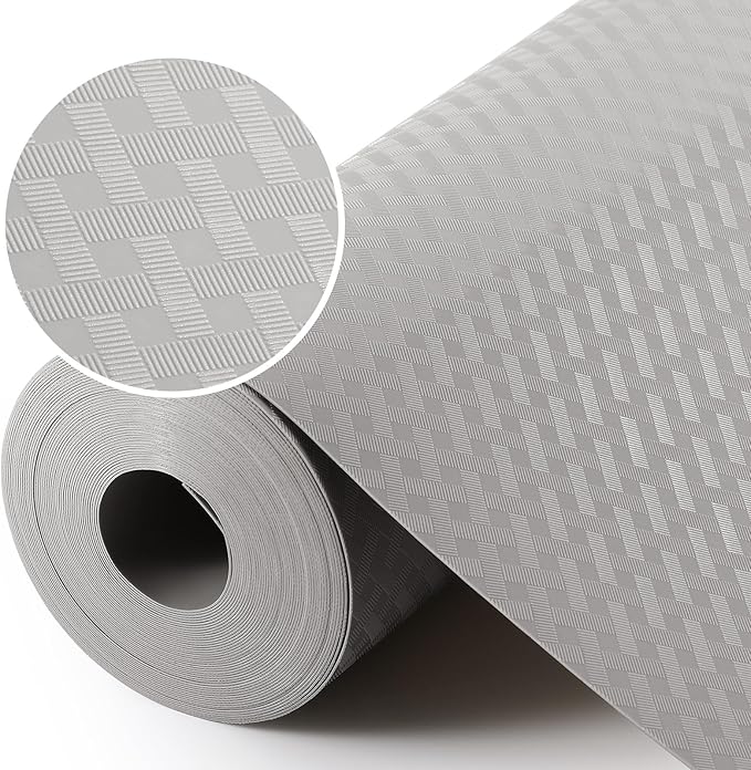 Light Gray Drawer Liners for Kitchen Cabinets Refrigerator Liners Waterproof & by StaHom