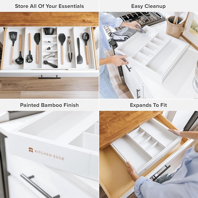 KitchenEdge Adjustable Kitchen Drawer Organizer - Image 3