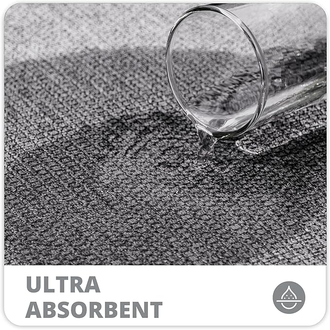 Bath Mat, Ultra Thin Bathroom Rugs, Rubber Bath Mats - Image 4