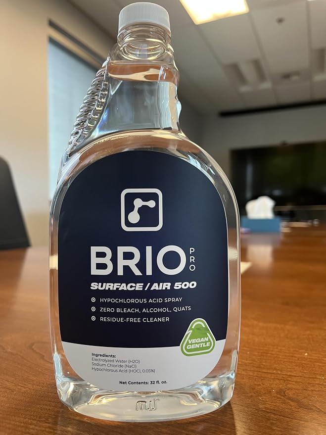 BRIOTECH Extra Strength HOCl Cleaner, 500 PPM Hypochlorous Acid Concentrate - Image 10