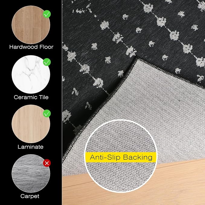 Office Chair Mat for Hardwood & Tile Floors, Non-Slip Floor Protector for - Image 3