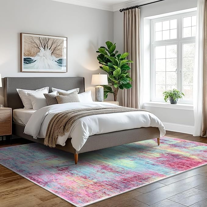 IOHOUZE Abstract Area Rugs 5x7 Ft Washable Rugs - Image 8