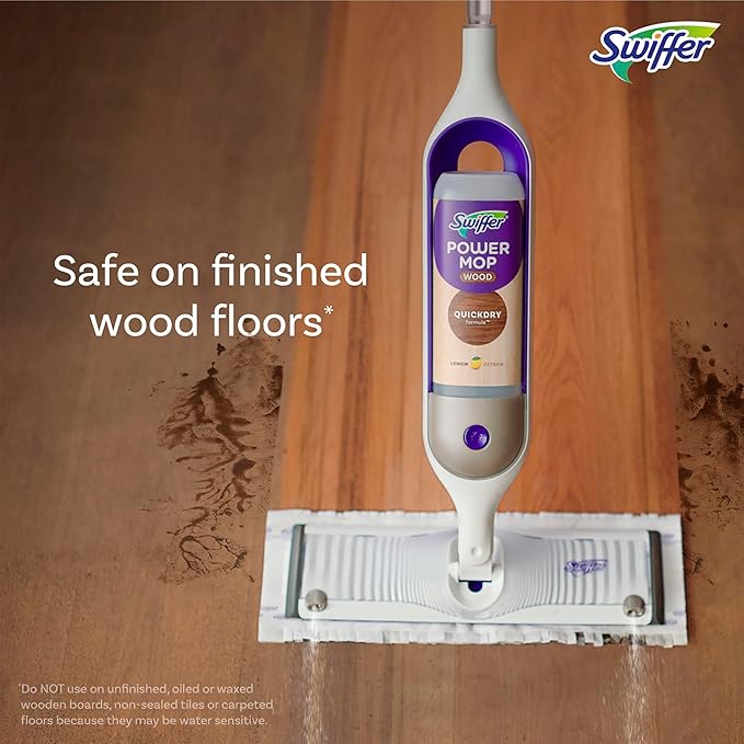 Swiffer Power Mop Wood, Hardwood Floor Cleaner - Image 7