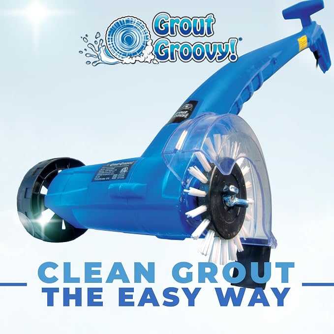 Electric Stand-Up Lightweight Grout Cleaning Machine – Easy-to-Use Tile Grout - Image 3