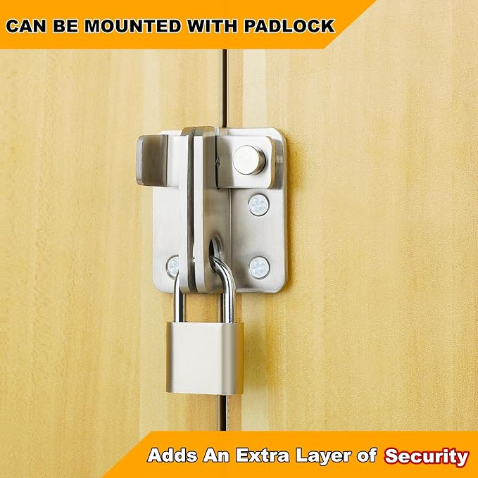 Alise Flip Latch, Gate Latches Safety Door Lock Catch - Image 4