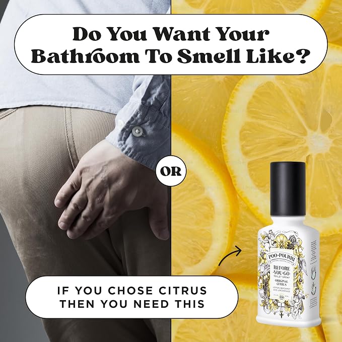 Poo-Pourri Before-You-Go Toilet Spray, Original Citrus, 4 Fl Oz, Bathroom Odor - Image 9