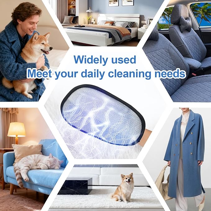 Pet Hair Removal Tool for Cats & Dogs, 2025 New Upgraded Electrostatic Gloves - Image 5