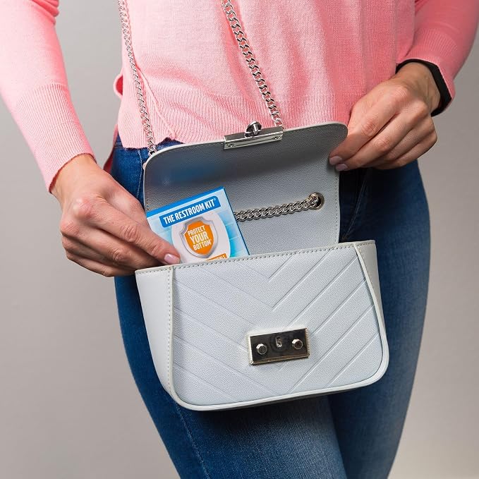 The Restroom Kit Great for travel Portable Disposable Oversized Toilet Seat - Image 3