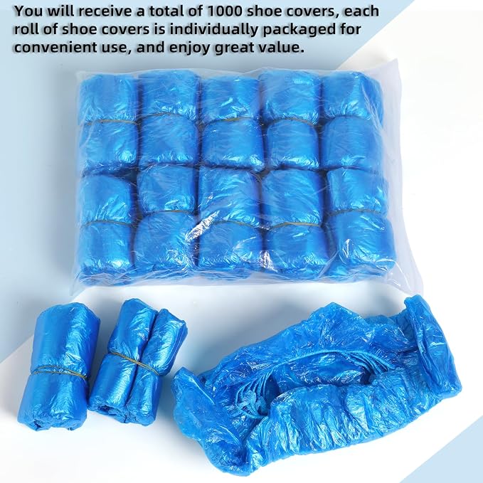 1000 Pcs Shoe Covers Disposable, Reliable Shoe Covers - Image 5