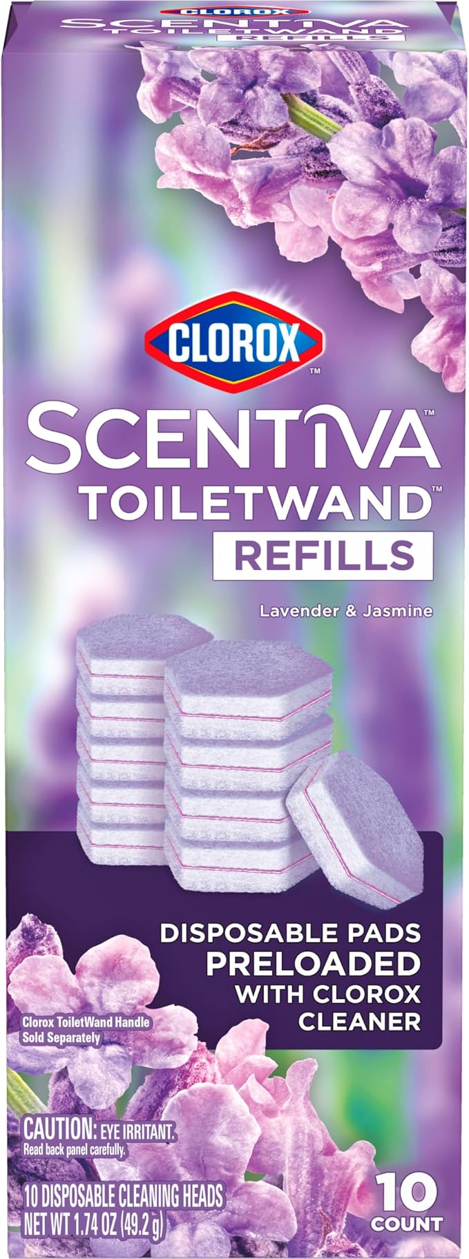 CLOROX Scentiva ToiletWand Toilet Cleaner Refills, Toilet brush, Lavender and - Image 11
