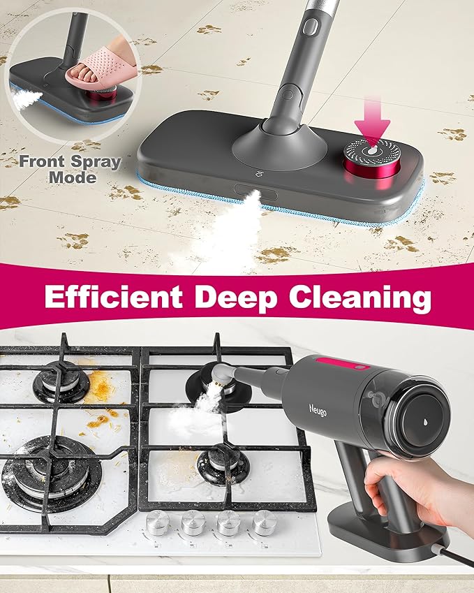 Steam Mop for Floor Cleaning, 7in1 Handheld Steamer Cleaner Detachable for - Image 5