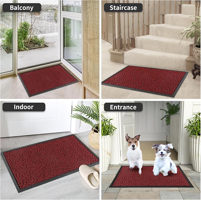 Yimobra Extra Large Door Mat Outside Entrance 60x32, Waterproof Heavy Duty - Image 7