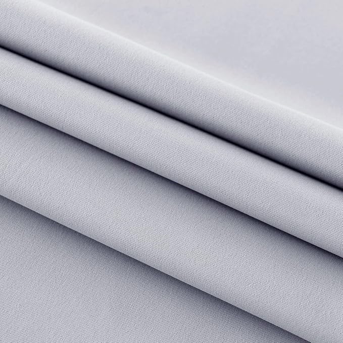 DWCN French Door Curtains – Rod Pocket Thermal Blackout Curtain - Image 5