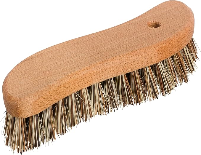 REDECKER S-Shaped Union Fiber Scrub Brush by Redecker