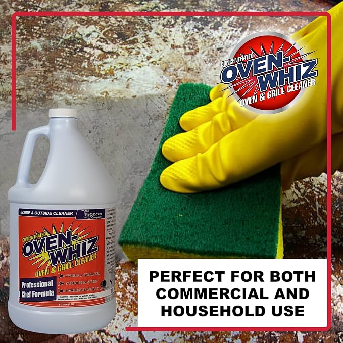 1 Gallon Oven-Whiz Oven & Grill Cleaner by FryOilSaver Co., Removes Tough Stains - Image 7