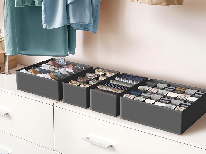 Simple Houseware 4-Pack Drawer Organizer Set - Image 7
