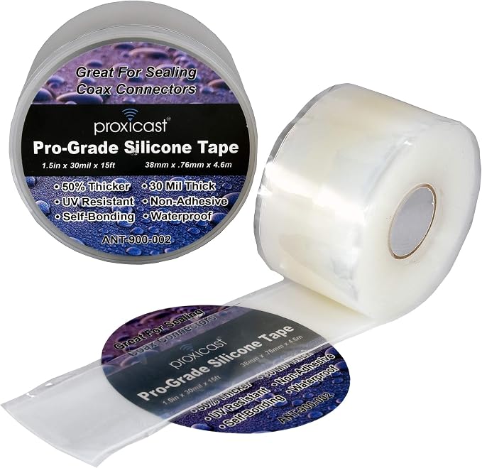 Proxicast Pro-Grade Extra Strong 30mil Weatherproof Self-Fusing Silicone Rubber by Proxicast