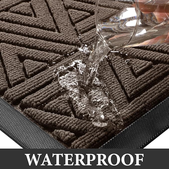 Yimobra Extra Large Door Mat 60x32, All-Weather Waterproof Non-Slip Welcome - Image 8