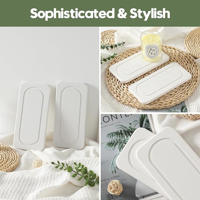2Pack Water Absorbing Stone Tray - Image 2
