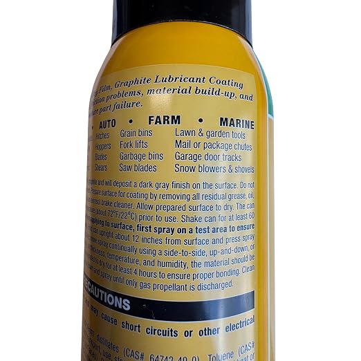 Slip Plate Dry Graphite Lubricant Spray, 12 oz Aerosol – Non-Stick, High Temp - Image 8