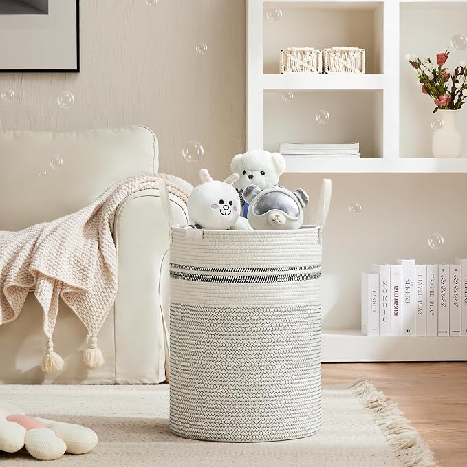 VIPOSCO Tall Laundry Basket, Large Dirty Clothes Hamper - Image 2