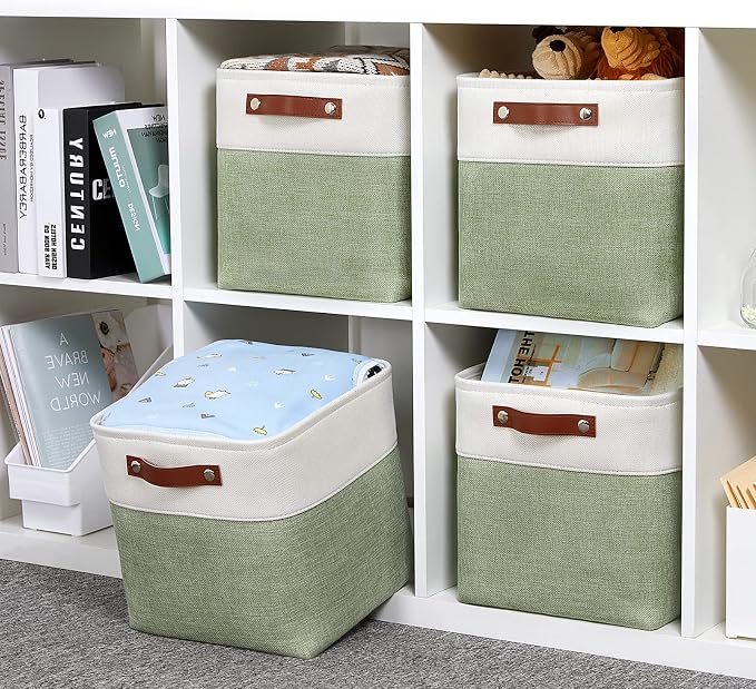 DULLEMELO Storage Baskets for Organizing, Fabric Storage Cubes for Dog Toy Box - Image 6