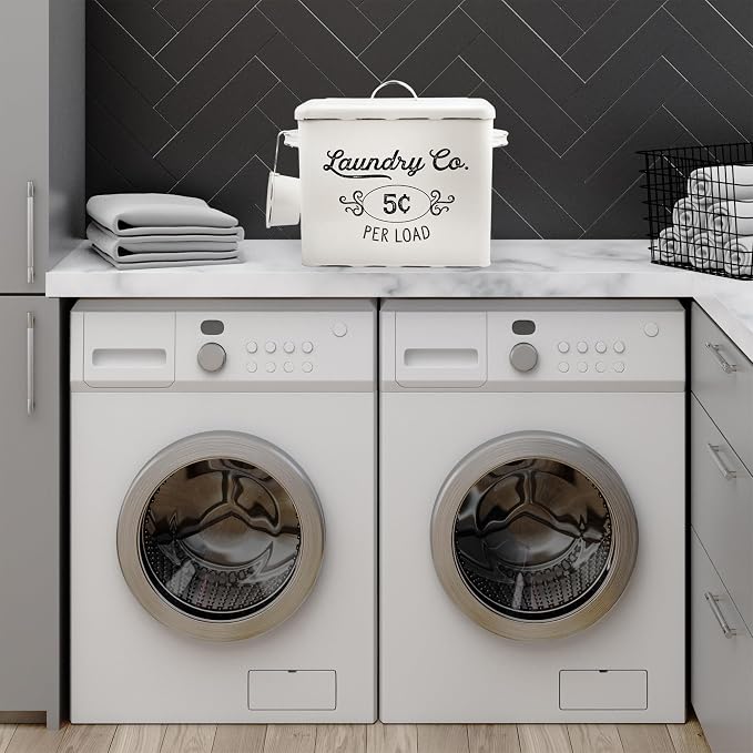 AuldHome Design Farmhouse Laundry Powder Container - Image 3
